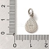 925 Sterling Silver Teardrop with Tree of Life Charms STER-K180-04AS-3