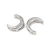 Brass Clear Cubic Zirconia Beads KK-D375-35P-2