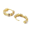 Rack Plating Brass Micro Pave Cubic Zirconia Hoop Earrings for Women EJEW-A038-06G-01-2
