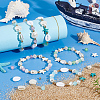 DIY Imitation Pearl Stretch Bracelet Making Kit DIY-SC0025-03-4