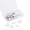 304 Stainless Steel Charms STAS-CJ0001-51-4