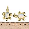 Opalite & Brass Pendants KK-F887-01G-03-3