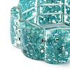 Natural Calcite & Synthetic Opal Stretch Bracelets BJEW-G702-02-3