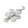 Non-Tarnish 304 Stainless Steel Pendants STAS-C103-02P-2