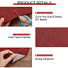 Self Adhesive Linen Fabric Patches AJEW-WH0270-16D-4