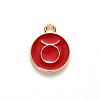 Alloy Enamel Pendants ENAM-SZ0001-28B-C-3