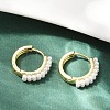 Brass ABS Imitation Pearl Hoop Earrings EJEW-M082-04G-1