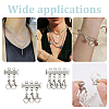 3Pcs 3 Styles 304 Stainless Steel Slide Lock Clasps FIND-UN00011-6