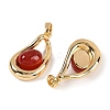 Natural Carnelian(Dyed & Heated) Pendants KK-P283-44G-2