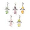 Glass Pendant Decorations HJEW-JM03700-2