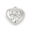 Brass Micro Pave Cubic Zirconia Pendants KK-Z094-01P-02-1