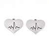 Non-Tarnish 201 Stainless Steel Charms STAS-S081-087-1