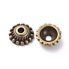 Tibetan Style Alloy Caps X-MLF1235Y-NF-2