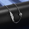 201 Stainless Steel Cable Chain Bracelets LS-BJEW-H205-01E-P-3