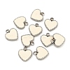 Fashion 304 Stainless Steel Enamel Pendants STAS-Z009-08P-2