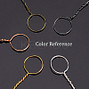 Round Copper Wire for Jewelry Making CWIR-BC0004-0.7mm-04-6