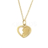 Ion Plating(IP) 304 Stainless Steel Pendant Necklaces for Women NJEW-B080-15G-1