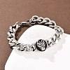 304 Stainless Steel Link Bracelets LS-BJEW-D379-11ASP-1