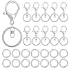 Alloy Keychain Clasps FIND-SP0002-83P-1