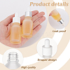 12 Sets 2 Styles Glass Dropper Bottles MRMJ-OC0003-96-4
