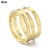 2Pcs Brass Rings TOOL-YW0001-75-1