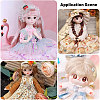 8Pcs 8 Styles High Temperature Fiber Short Bangs Hairstyle Doll Wig Hair DIY-GL0005-62-6