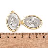 Brass Religion Pendants KK-K408-04G-02-3