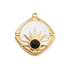 Natural Black Onyx(Dyed & Heated) Pendants STAS-R155-048G-1