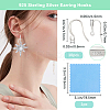 10Pcs 925 Sterling Silver Earring Hooks STER-BBC0007-12-2