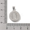 Brass Micro Pave Cubic Zirconia Pendants KK-D431-039P-3
