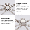 4Pcs Alloy Rhinestone Shoe Decoration AJEW-GF0009-28P-6