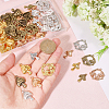72pcs 12 Styles Alloy Pendants DIY-CA0006-55-3