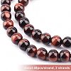 2 Strand Natural Red Tiger Eye Beads Strands G-OC0002-20-3