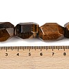 Natural Tiger Eye Beads Strands G-F796-C09-01-5