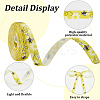 2 Rolls 2 Styles Polyester Bees Printed Grosgrain Ribbons SRIB-CY0001-10-5