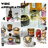 Zinc Alloy Candle Lids PALLOY-PH0013-61-7
