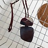Nuggets Geometirc Resin Pendant Faux Suede Cord Long Necklaces FS-WG02B20-02-1