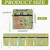 6Pcs Chinese Style Silk Cloth Embroidery Jewelry Packing Zipper Bags with Tassel ABAG-ME0001-05B-2