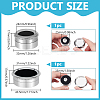 2Pcs 2 Styles Alloy Loose Diamnond Gemstone Display Boxes CON-PH0003-17P-3