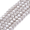 Electroplate Glass Beads Strands LS-EGLA-A044-P4mm-A19-1