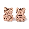 Brass Ear Nuts FIND-WH0133-06RG-2
