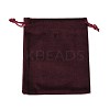Velvet Jewelry Drawstring Storage Pouches ABAG-P013-02C-04-1