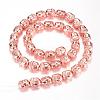 Electroplate Non-magnetic Synthetic Hematite Bead Strands G-Q465-28RG-2