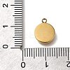 Ion Plating(IP) 304 Stainless Steel Rhinestone Pendants STAS-A104-01G-3