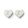 Tarnish Resistant 316L Surgical Stainless Steel Beads STAS-R230-01Z-P-1-1
