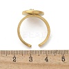 304 Stainless Steel Cubic Zirconia Cuff Rings for Women RJEW-D302-02G-08-3