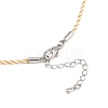 2MM Nylon Braided Cord Necklace Making MAK-A019-02P-22-3