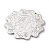 Anti-Tarnish 304 Stainless Steel Pendants STAS-U030-08P-2