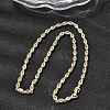 Brass Micro Pave Cubic Zirconia Geometric Tennis Necklaces NJEW-C121-02C-G-2