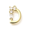 Brass Micro Pave Cubic Zirconia Pendants KK-M310-01G-04-1